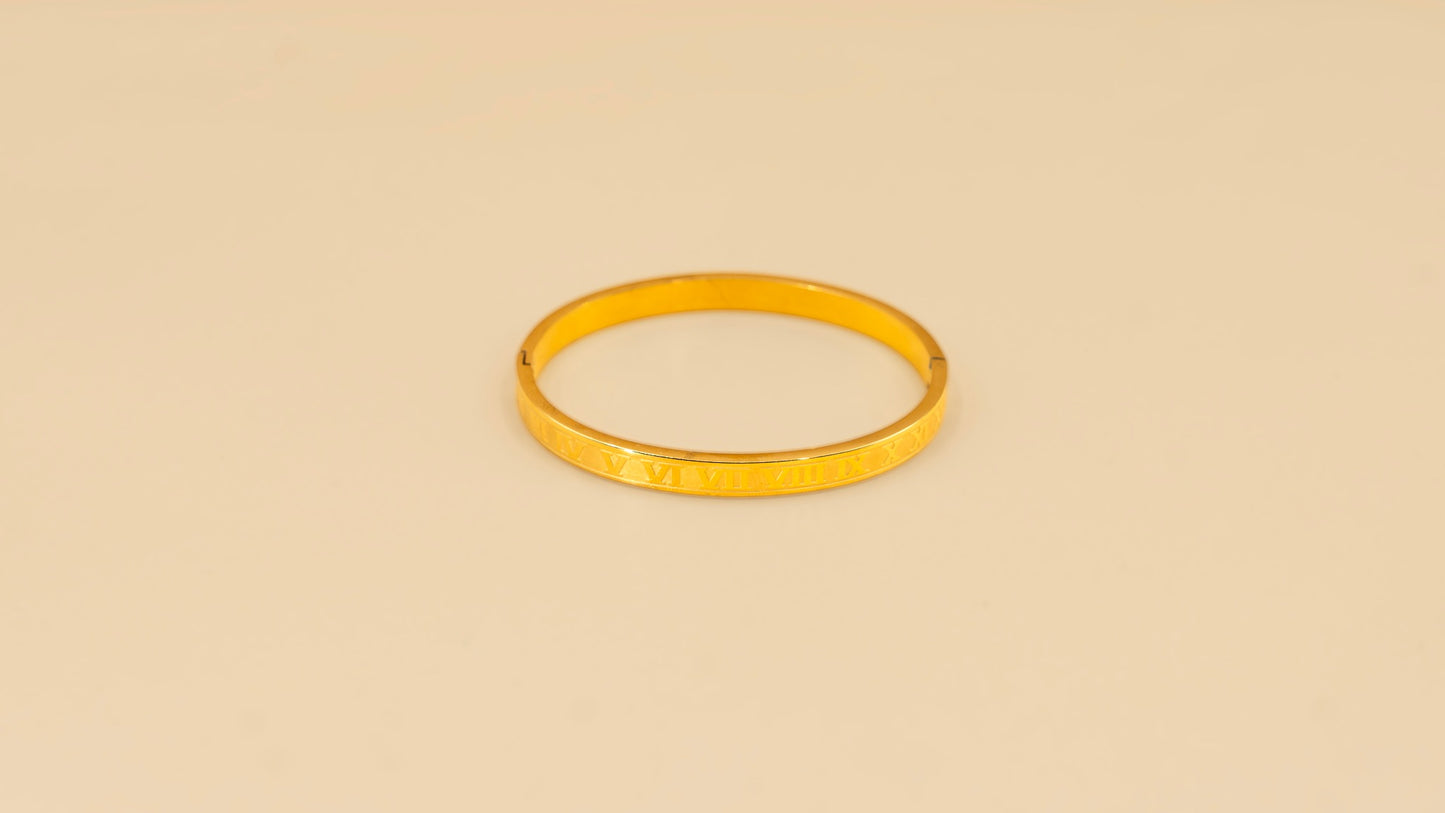 Roman Numeral Bangle