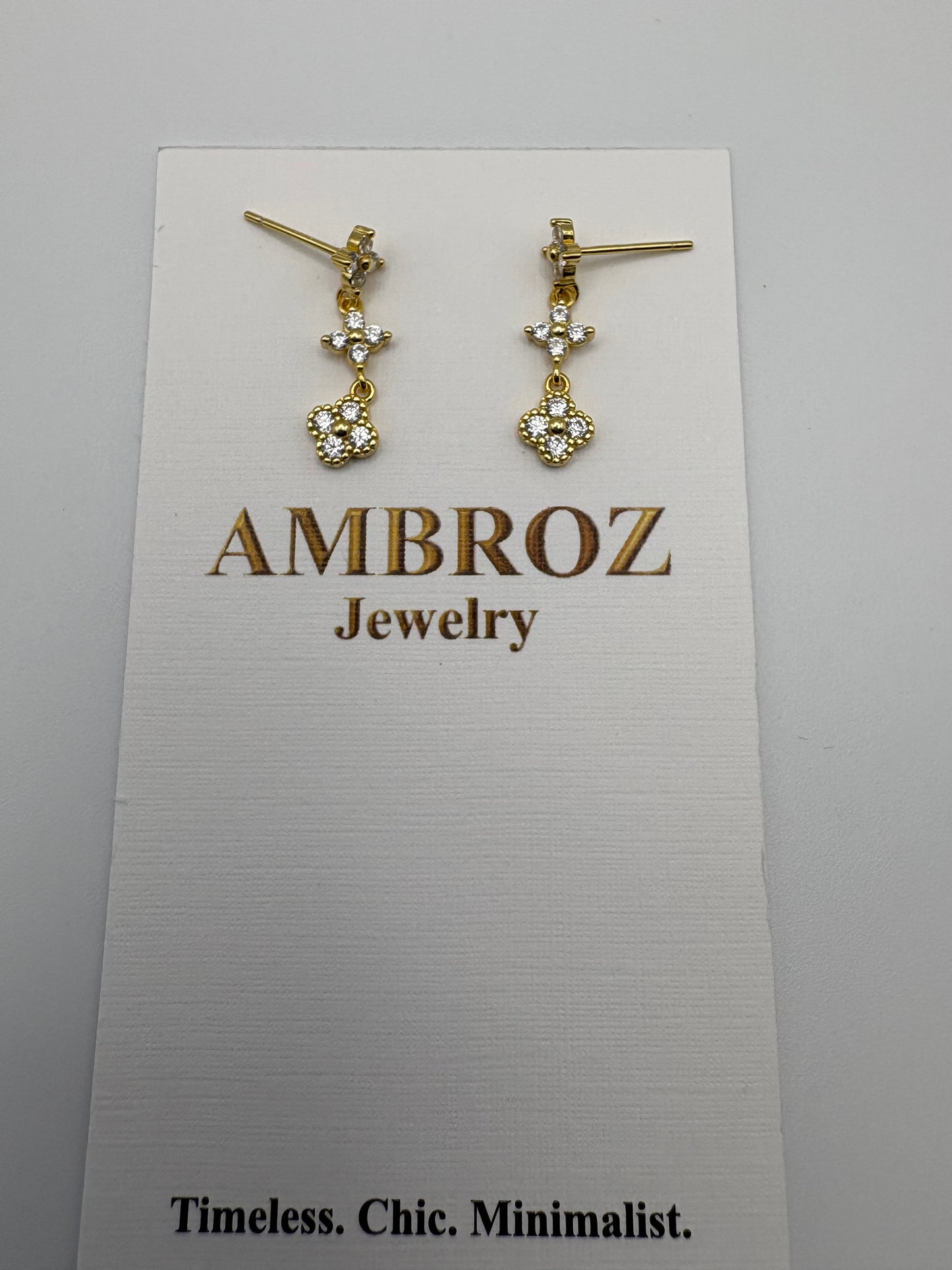 Dainty Flower Earring - Sterling Silver