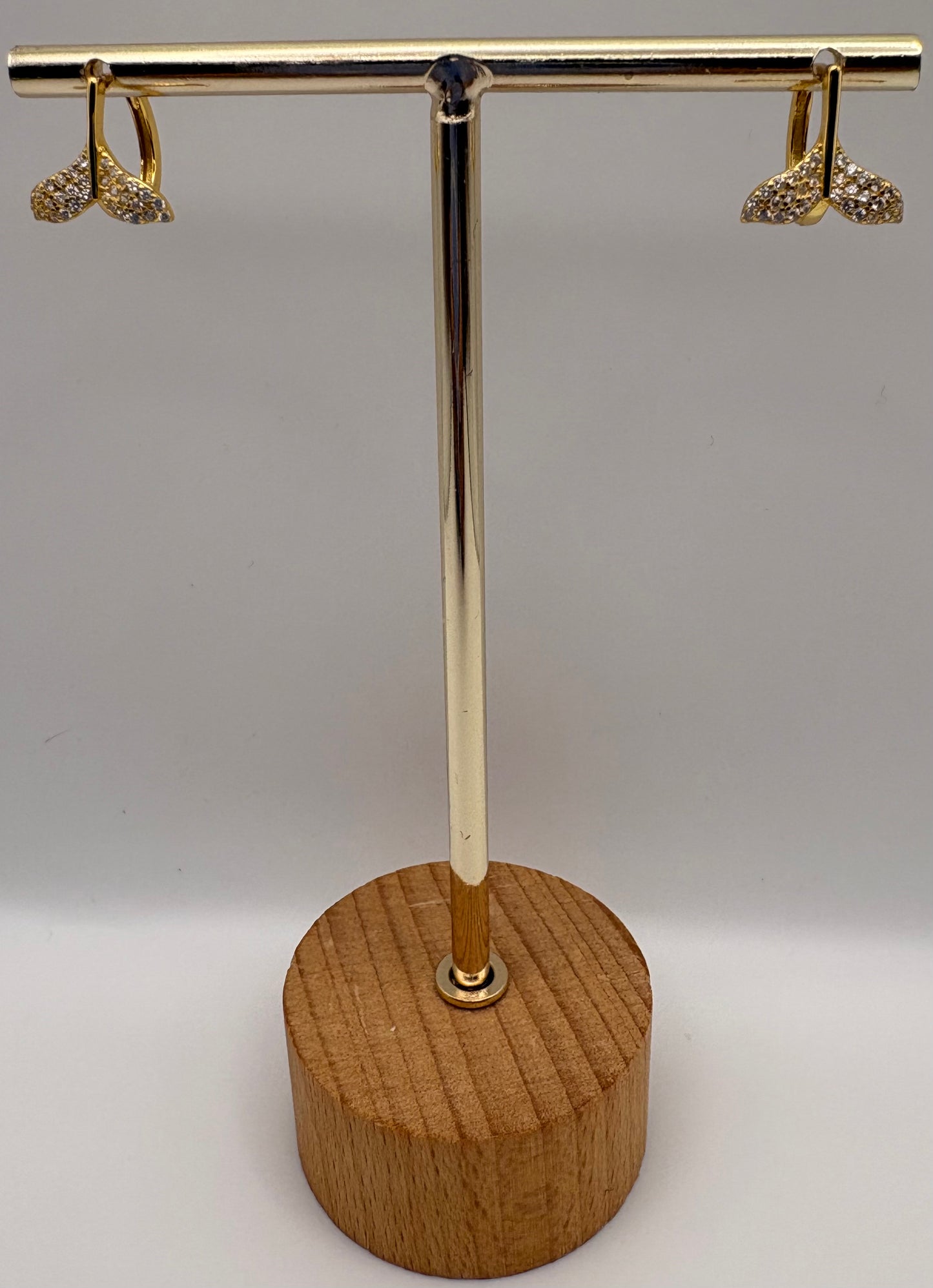 Sterling Silver Fish Tail Earring