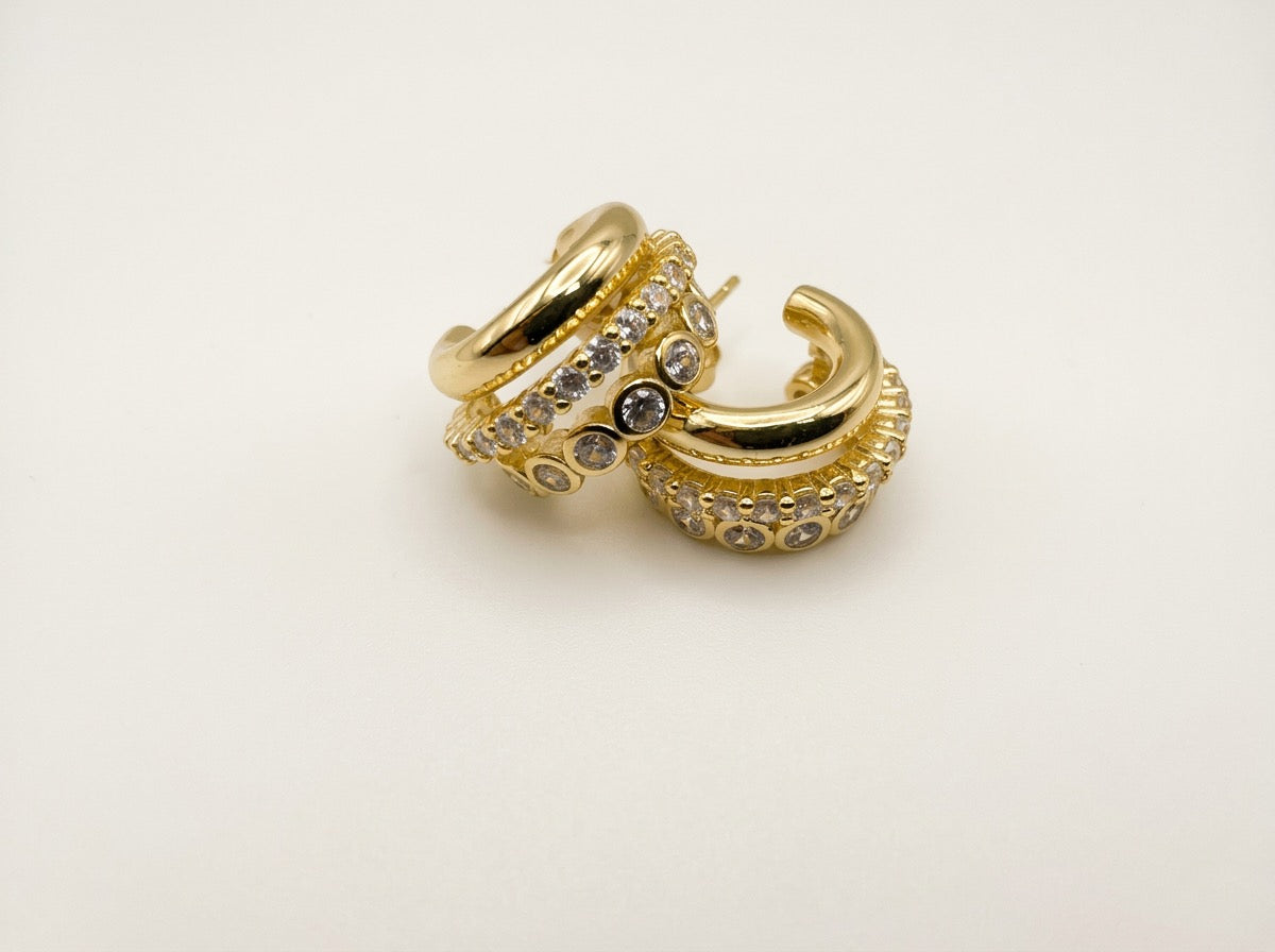 Sapphire Hoop Earring
