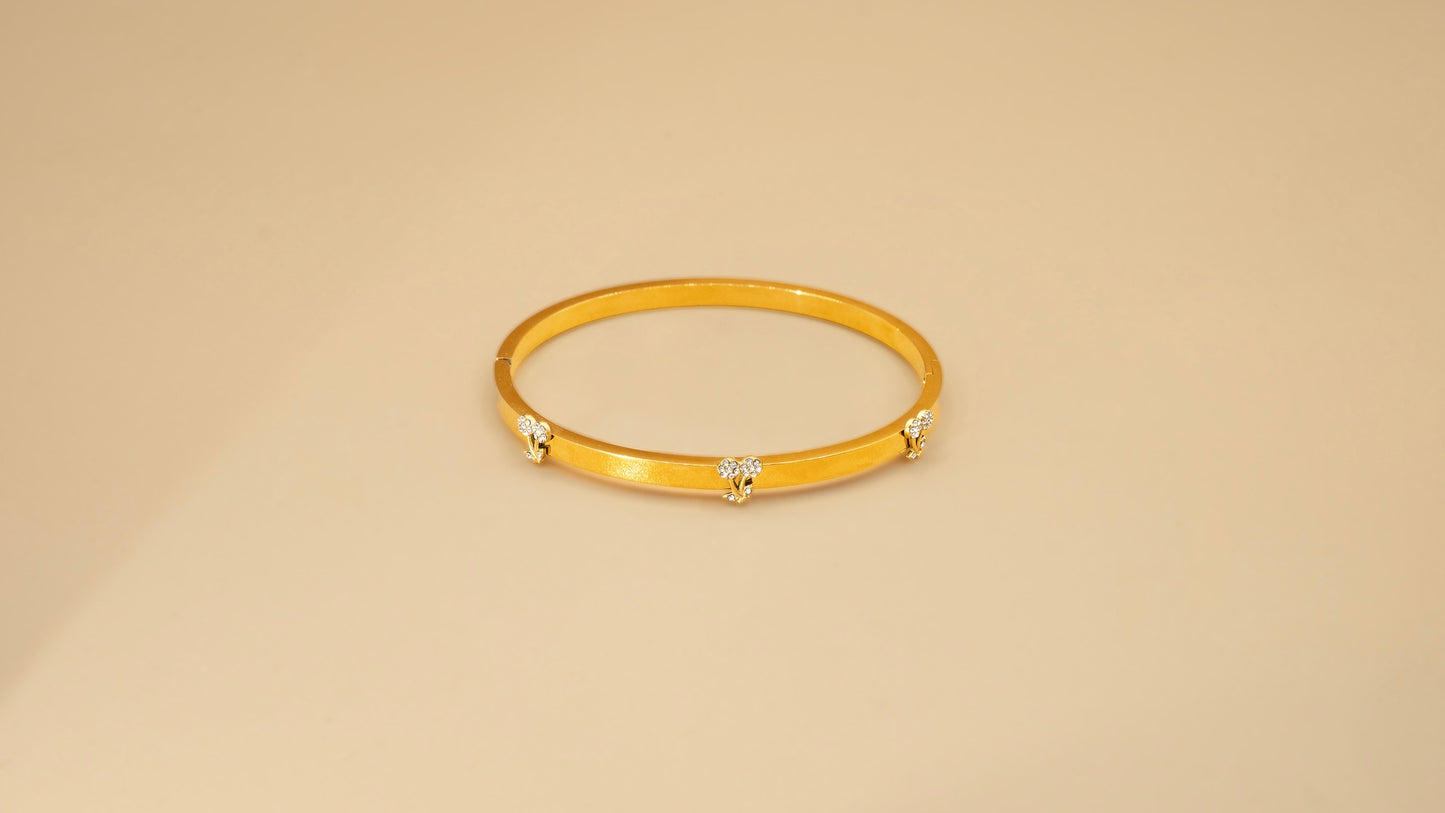 Zircon Cherry Bangle