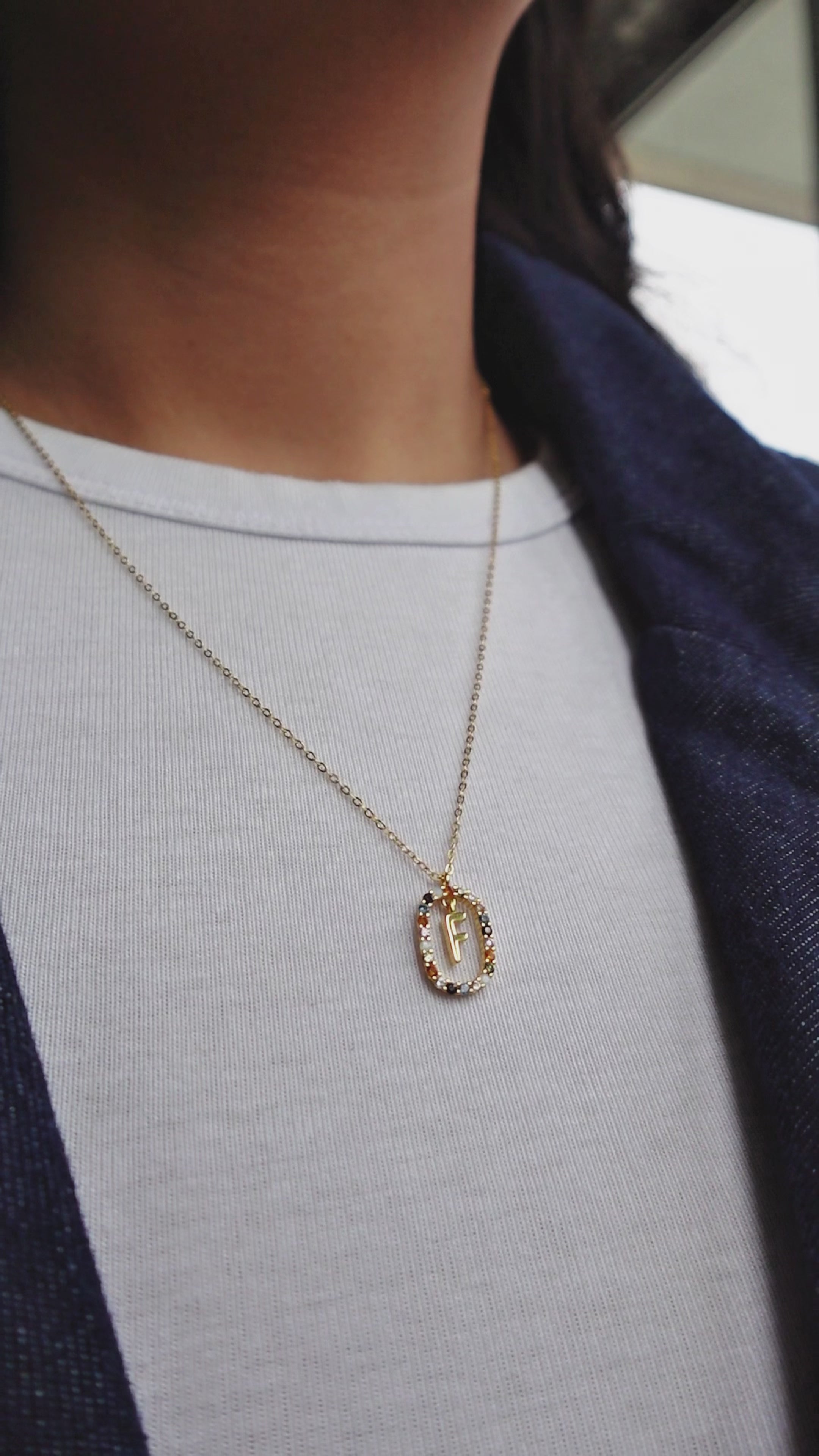 Minimalist Letter Necklace